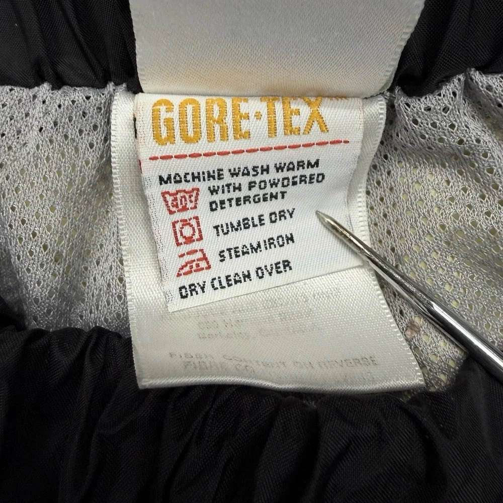 Vintage USA North Face Gore Tex Pants Mens Large Black Snow Ski Mountain READ‎